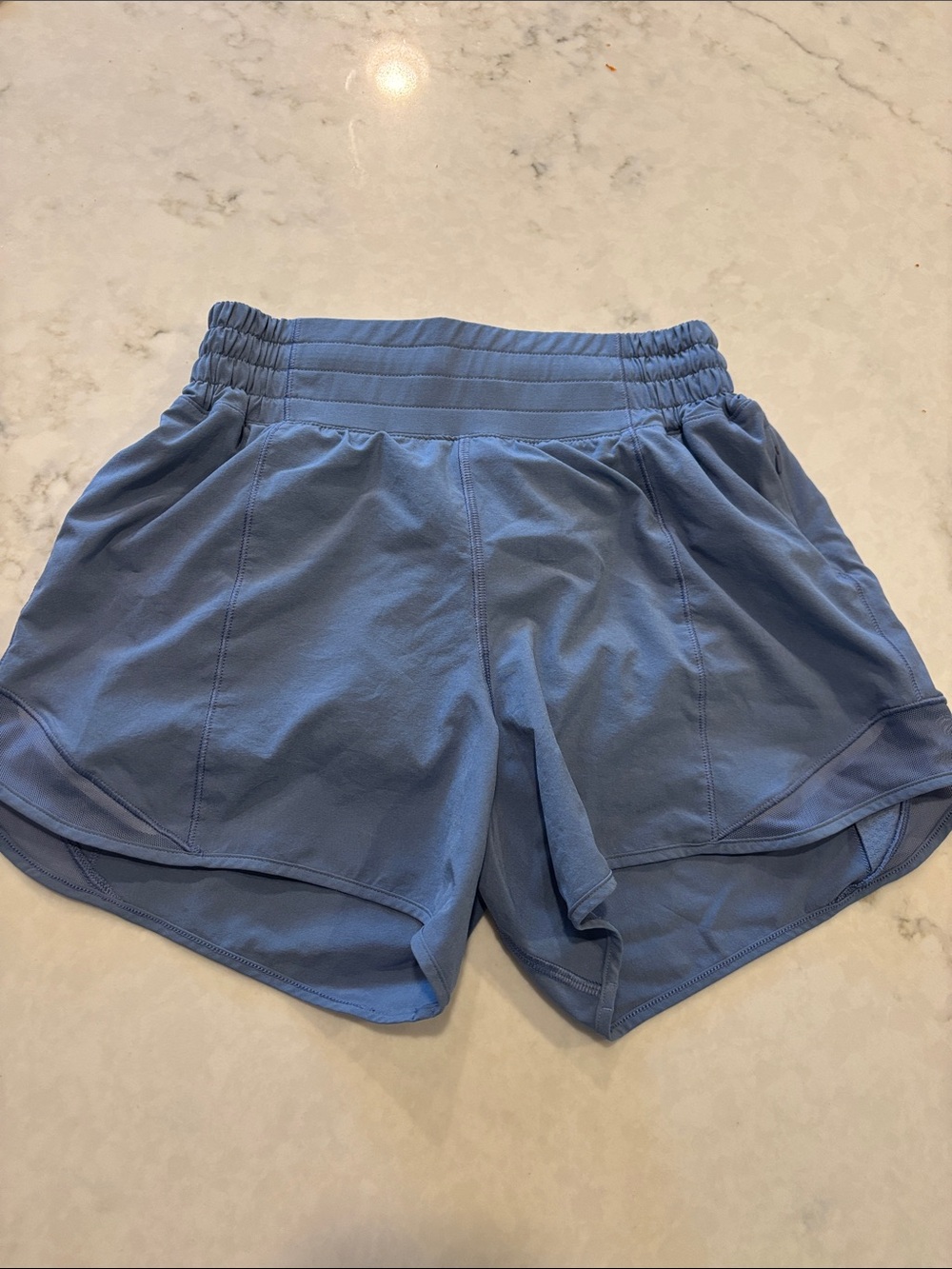 lululemon athletica Light Blue Athletic Shorts
